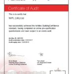 WPLUK Achilles Building Confidence Certificate of Audit to 23rd March 2018