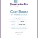 WPLUK Constructionline Certificate to February 2018