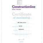 WPLUK Constructionline Certificate to February 2019