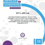 WPLUK CHAS Certificate to 13th March 2020