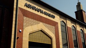 Ashrafia Mosque; Bolton; PerforatedDecorative Rainsreen Panels; Architectural Facade;