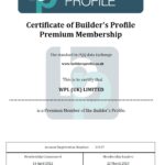 WPL (UK) Ltd – Builder’s Profile Certificate expires 22-03-2023