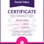 WPL (UK) Ltd – Constructionline Social Value Certificate Issued 21-07-2022